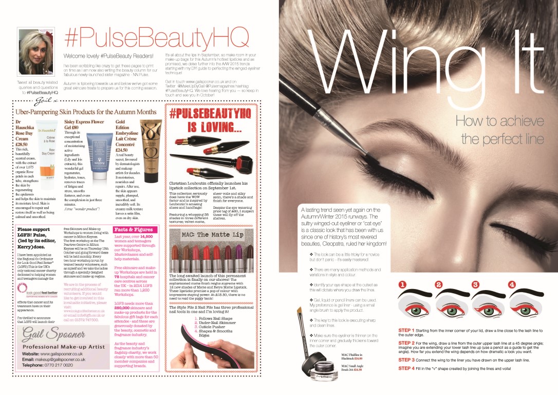 Enjoy my September Makeup Beauty Column for MK Pulse